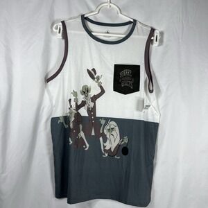 New Disney Parks Haunted Mansion Tank Top Beware Ghosts Men's Small ret. $39.99